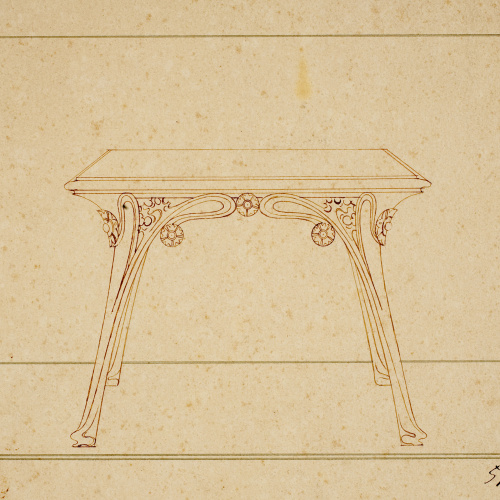 image for: Gaspar Homar - Taula - Cap a 1895