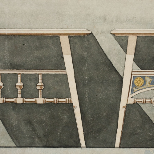 image for: Gaspar Homar - Taula (vista frontal i de perfil) - Cap a 1894
