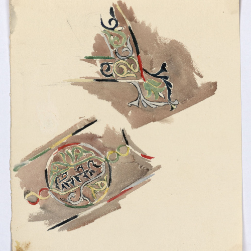 image for: Marià Fortuny - Ornamentacions d&#039;estil musulmà - Cap a 1870-1872