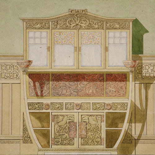 image for: Gaspar Homar - Bufet per a la casa Burés de Barcelona - Cap a 1900