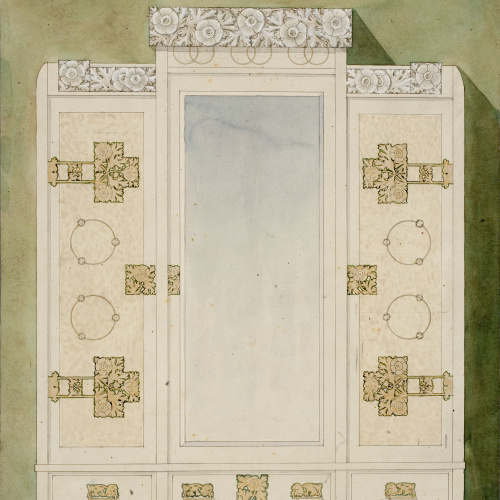 image for: Gaspar Homar - Armari amb mirall - Cap a 1900-1910