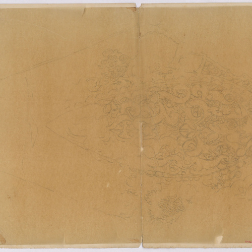 image for: Marià Fortuny - Calc d&#039;ornamentació d&#039;estil musulmà - Cap a 1867-1872