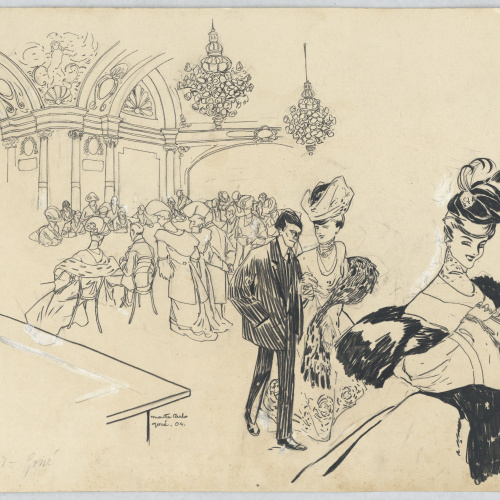 image for: Francesc Xavier Gosé - Carnaval de Niça. Casino de Montecarlo - 1904