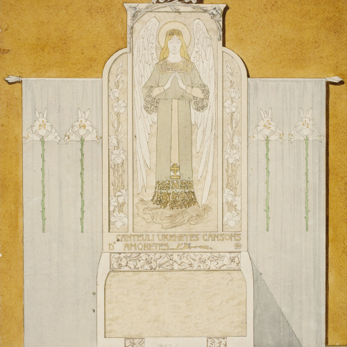 image for: Gaspar Homar - Llit de nen per a la casa Lleó Morera de Barcelona - Cap a 1903-1905