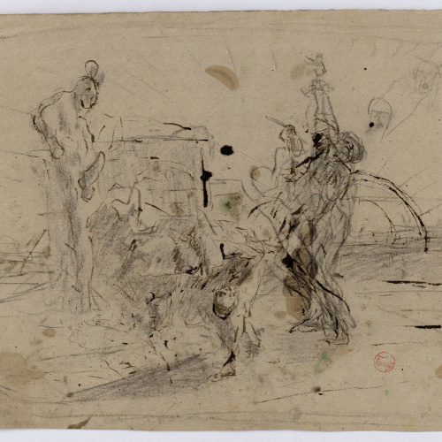 image for: Marià Fortuny - Croquis de composició - Cap a 1867-1872
