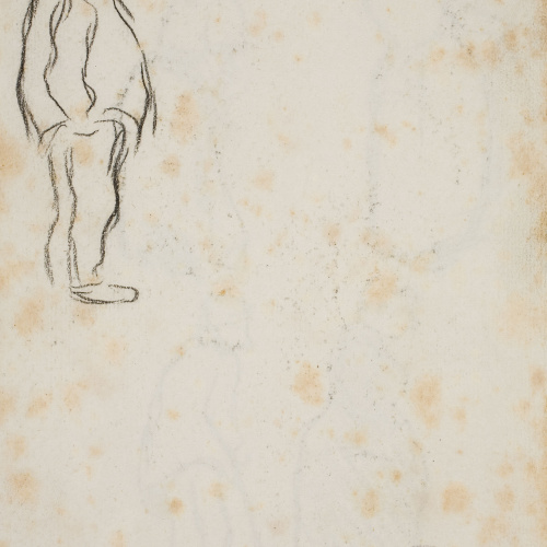 image for: Isidre Nonell - Apunt de figures (anvers) / Figura masculina (revers) - Cap a 1894 [1]