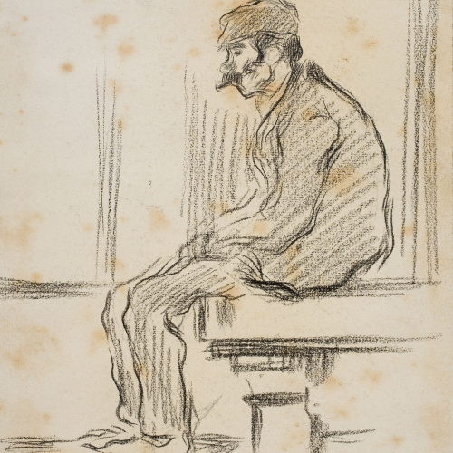 image for: Isidre Nonell - Home assegut - Cap a 1890-1900