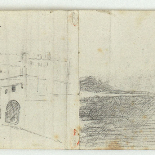 image for: Marià Fortuny - Plaza de Tetuán (anvers) / Plaza de Tetuán (revers) - Cap a 1860