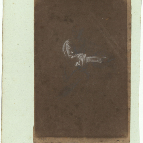 image for: Marià Fortuny - Estudi acadèmic de figura masculina - Cap a 1856-1858