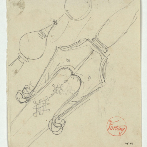 image for: Marià Fortuny - Guarnició i poms d&#039;espasa d&#039;estil musulmà - Cap a 1867-1872