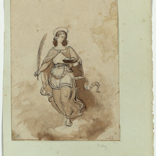 image for: Marià Fortuny - Santa Àgata - Cap a 1856-1858