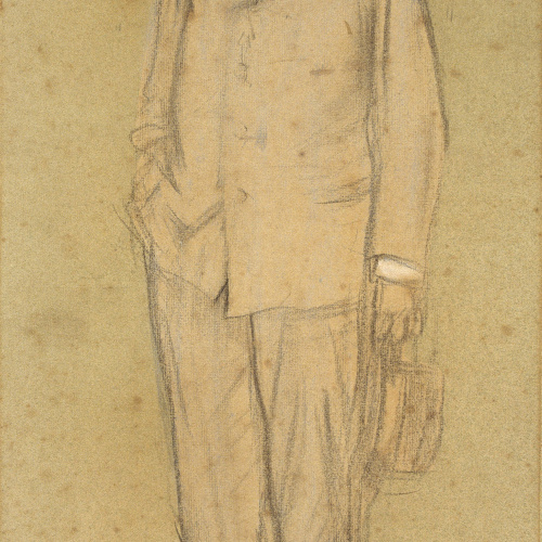 image for: Ramon Casas - Retrat de Josep Puig i Cadafalch - Cap a 1897-1899