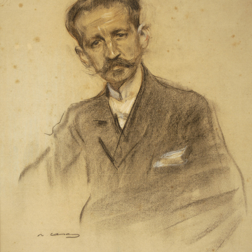 image for: Ramon Casas - Retrat de Jacinto Octavio Picón - Cap a 1904-1905