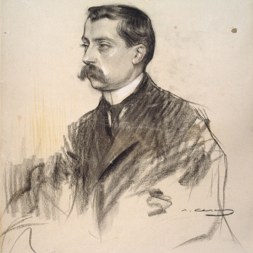 image for: Ramon Casas - Retrat d&#039;Albert Bastardas - Cap a 1905-1908