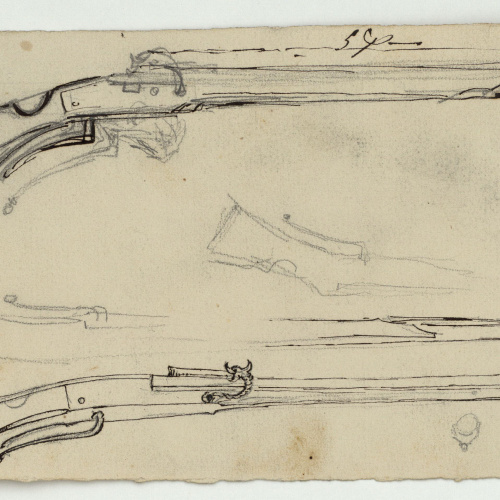 image for: Marià Fortuny - Pistoles - Cap a 1867-1872