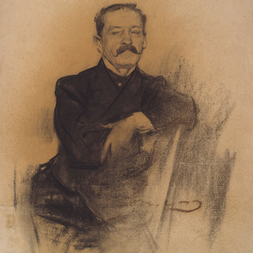 image for: Ramon Casas - Retrat d&#039;Ettore Paladini - 1900
