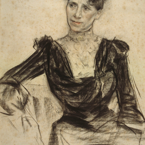 image for: Ramon Casas - Retrat de Pauleta Pàmies - Cap a 1905-1908