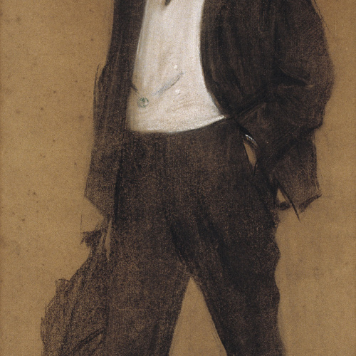 image for: Ramon Casas - Retrat de Joan Baptista Parés - Cap a 1897-1899