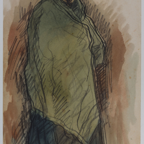 image for: Isidre Nonell - Gitana dempeus - 1906