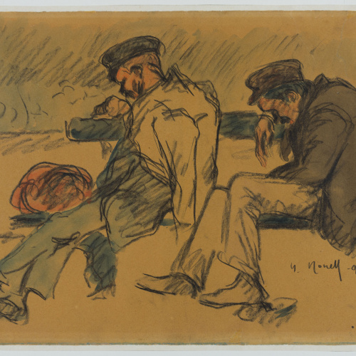 image for: Isidre Nonell - Pobres dormint - 1897
