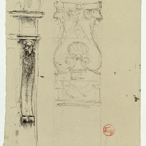 image for: Marià Fortuny - Estudi per al quadre «L&#039;elecció de la model» - Cap a 1868-1870