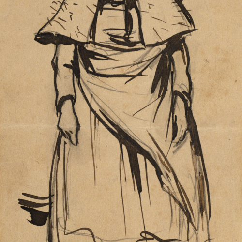 image for: Ramon Casas - Dona vella - Cap a 1890-1902