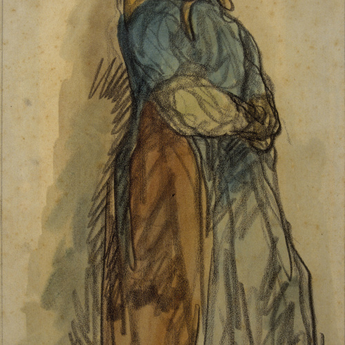 image for: Isidre Nonell - A l&#039;aguart - 1906