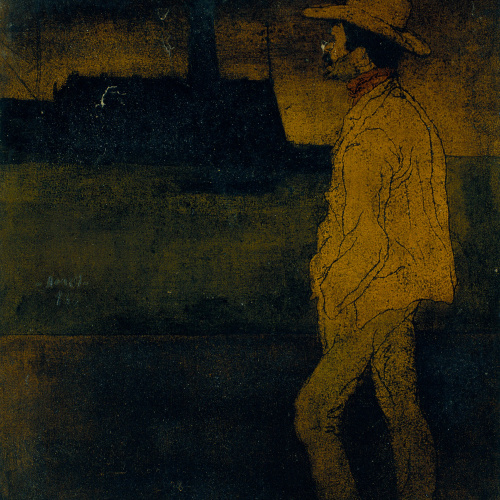 image for: Isidre Nonell - Repatriat de Cuba al moll - 1898