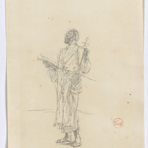 image for: Marià Fortuny - Estudi per al quadre «Músics àrabs» - Cap a 1872