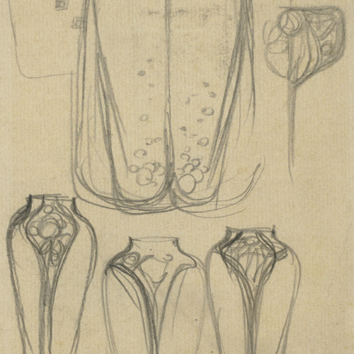 image for: Antoni Serra - Ornamentació per a gerros - Cap a 1904-1908