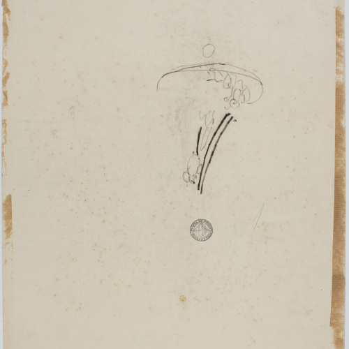 image for: Francesc Xavier Gosé - Dama asseguda (anvers) / Croquis de figura femenina (revers) - Cap a 1910 [1]