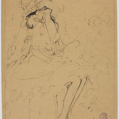 image for: Francesc Xavier Gosé - Escena de cabaret - Cap a 1900