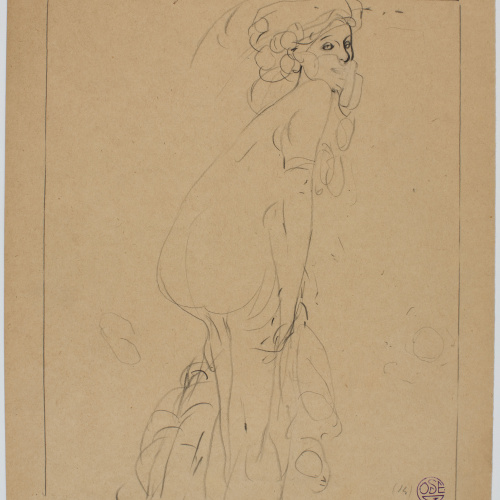 image for: Francesc Xavier Gosé - Dama despullant-se - Cap a 1900