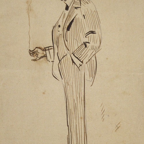image for: Ramon Casas - Mr. Deering fumant - Cap a 1909