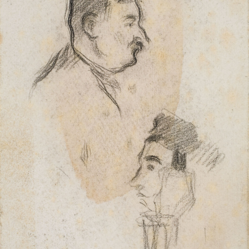 image for: Isidre Nonell - Apunt de figures - Cap a 1894