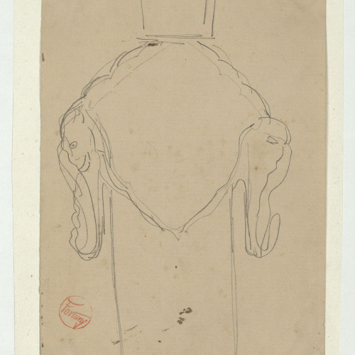 image for: Marià Fortuny - Guarnició d&#039;espasa d&#039;estil musulmà - Cap a 1870-1872