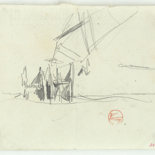 image for: Marià Fortuny - Croquis inconcret - Cap a 1867-1874