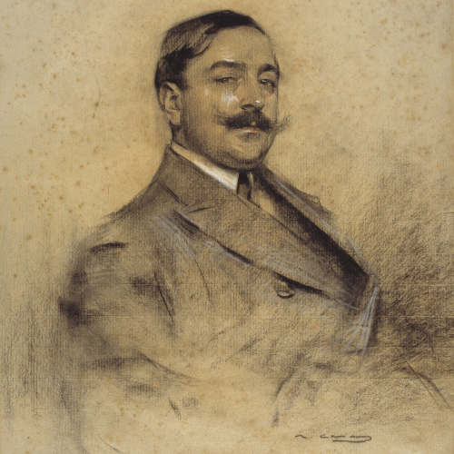 image for: Ramon Casas - Retrat de Manuel Bueno - Cap a 1904-1905