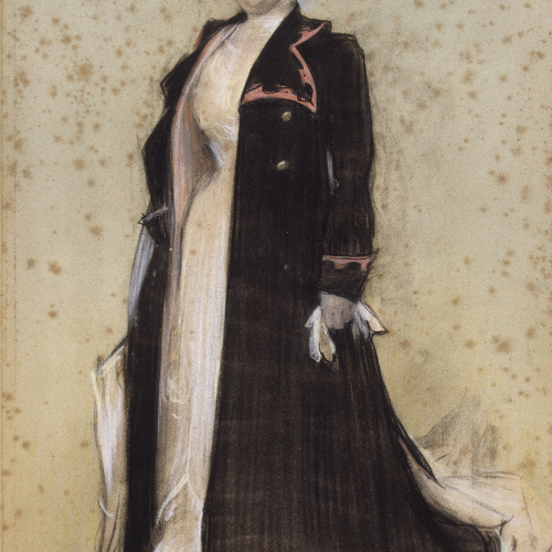 image for: Ramon Casas - Retrat de María Luisa Caze Mir, esposa de Joaquim Cabot - 1900
