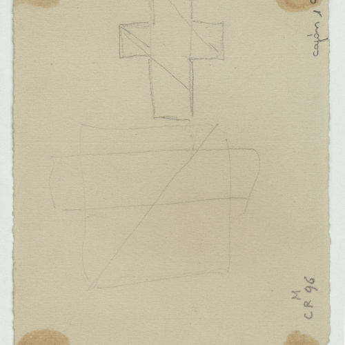 image for: Marià Fortuny - Músic marroquí (anvers) / Creus llatines (revers) - Cap a 1860-1862 [1]