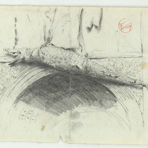 image for: Marià Fortuny - Porta del Llangardaix de la catedral de Sevilla - Cap a 1867-1872
