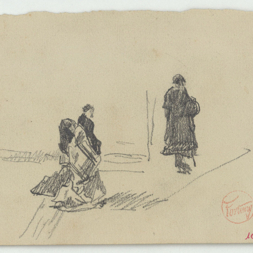 image for: Marià Fortuny - Figures - Cap a 1871