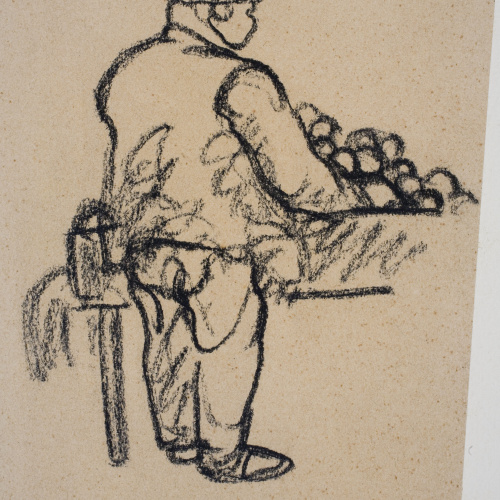 image for: Isidre Nonell - Venedor de taronges - Cap a 1911
