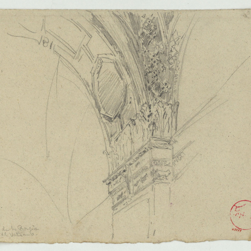 image for: Marià Fortuny - Part d&#039;una arcada dels apartaments Borja als Palaus Vaticans - Cap a 1863-1866