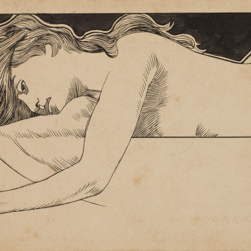 image for: Alexandre de Riquer - Després - Cap a 1890-1900