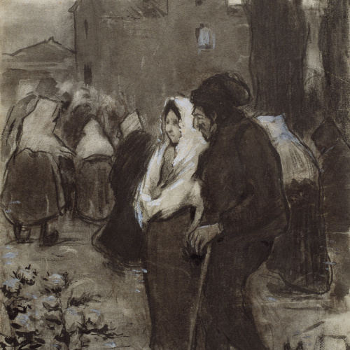 image for: Ricard Canals - Anant a la primera missa - 1896