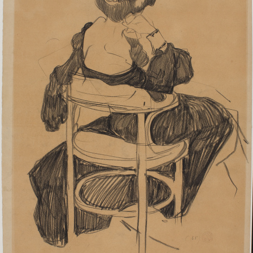 image for: Francesc Xavier Gosé - Dona asseguda - Cap a 1900-1904