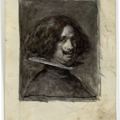 image for: Marià Fortuny - Estudi per al gravat «Retrat de Velázquez» - Cap a 1873