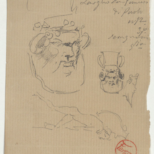 image for: Marià Fortuny - Vasos d&#039;estil clàssic - Cap a 1863-1867