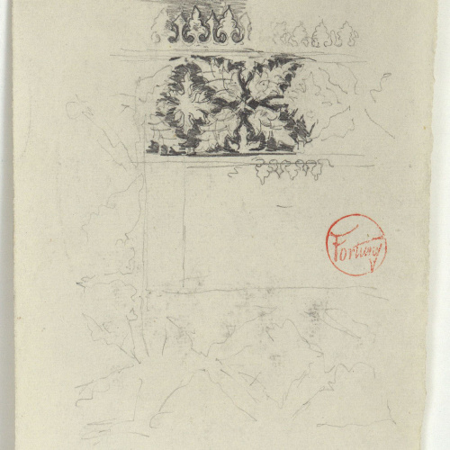 image for: Marià Fortuny - Sanefa d&#039;estil musulmà - Cap a 1870-1872